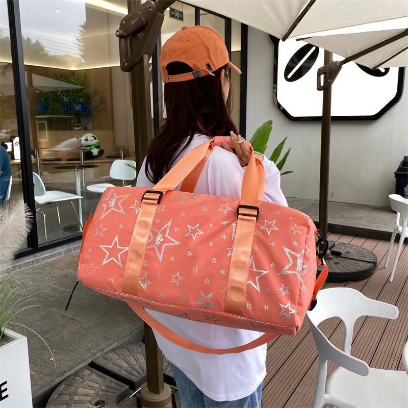 Spacious Travel Bag with Shoe Compartment and Wet/Dry Separation, Hand-Carry Sports & Leisure Design.