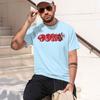 Graffiti Style Unisexs TShirt With Gue Logo And Helmet Design For Casual Wear In Spring And Summer Perfect Gift For Teenagers And