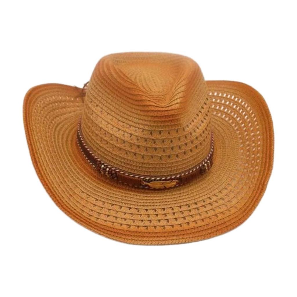 Bohemian Straw Hat Breathable Cool Hat Model Street Shot Jazz Hat Spring Summer Beach Straw Hat