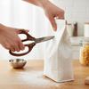Heavy Duty Wood Handle Kitchen Scissor Non-Slip Stainless Steel Barbecue Scissor Ergonomic Handle Sharp Kitchen Shear Vegetable