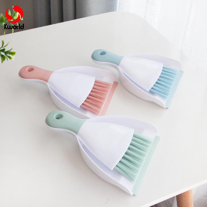 Jinhuida Mini Desktop Broom & Dustpan Set with Multi-functional Car Cleaning Brushes Small