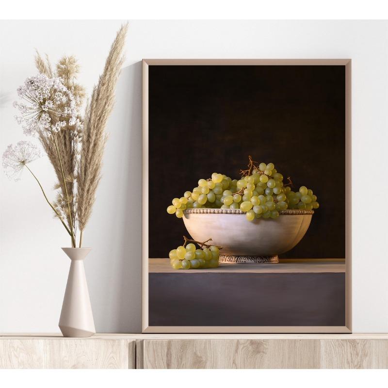 Vintage Country Kitchen Strawberry Lemon Fruit Still Life Posters Prints Canvas Painting Wall Art Picture Living Room Home Decor