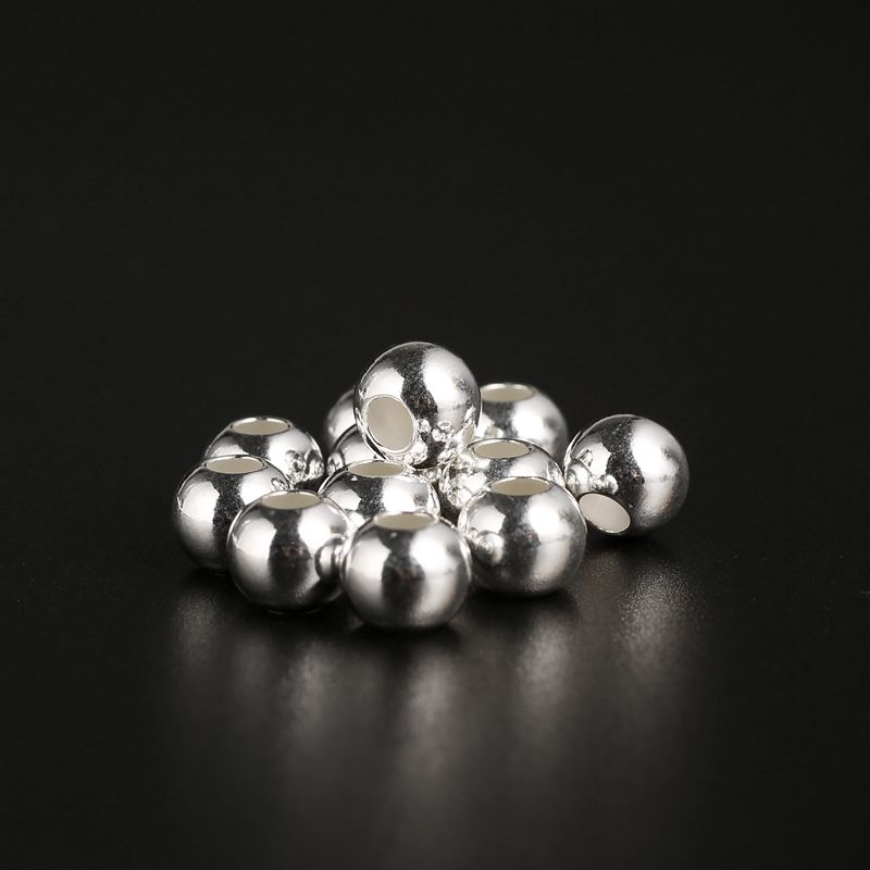 

Sanqi Takahashi Goro Hollow Necklace Carrying Strap Sliver Beads 6mm