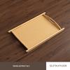 Bamboo Rectangular Serving Tray with Handles