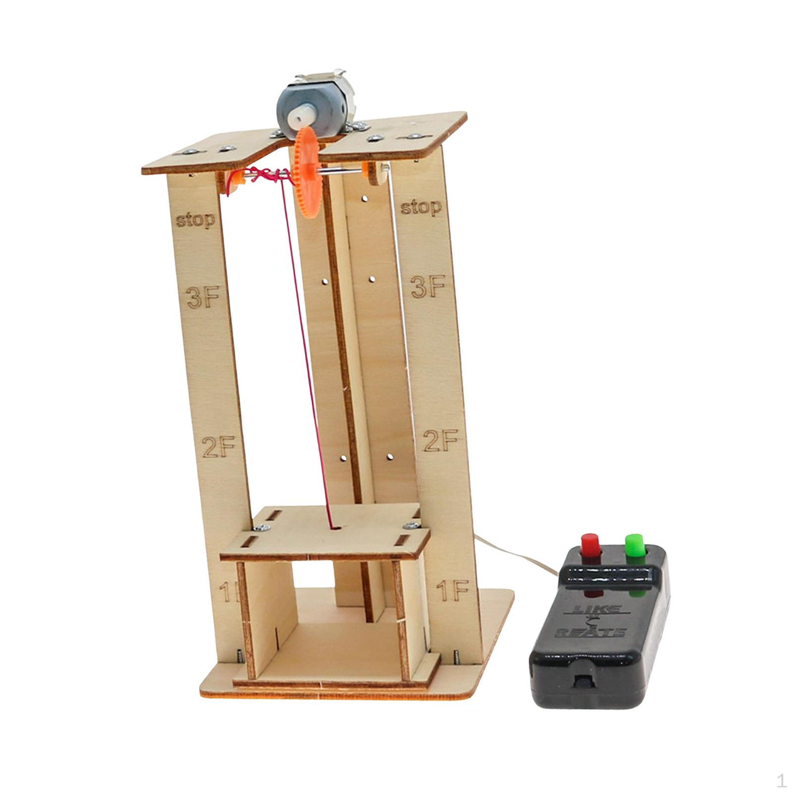 Stem Kits DIY Educational Model Toys Learning Toy Durable Wooden Building for Hand Eye