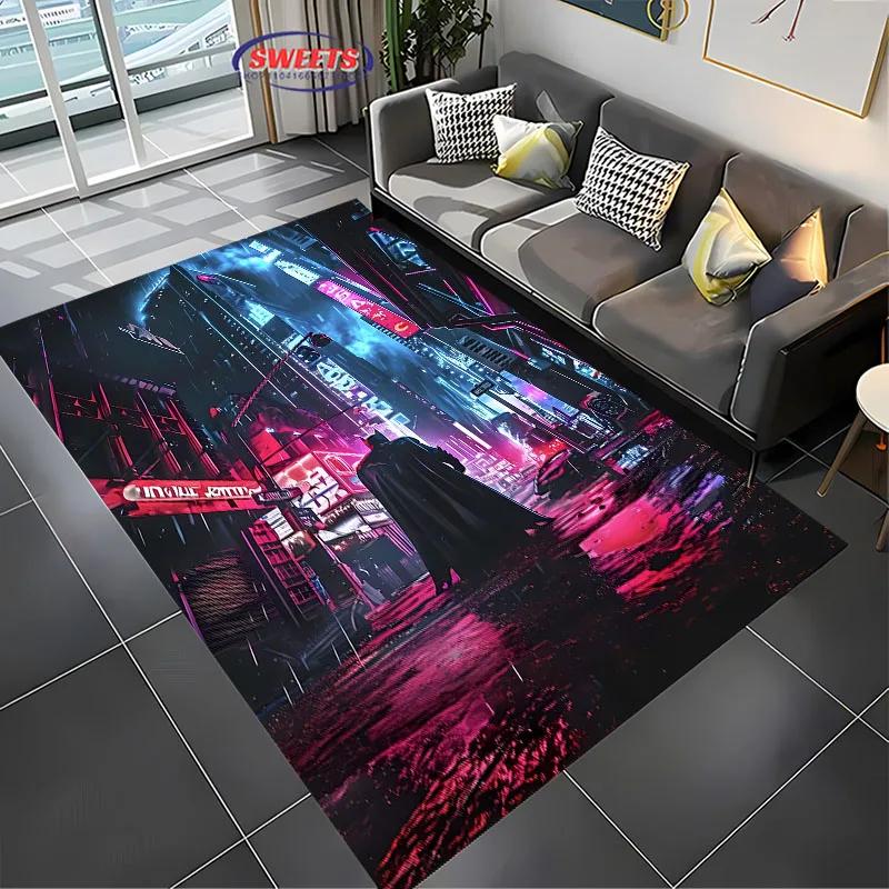 Nový koberec do DC Batman oblasti, volba do obývacího pokoje, ložnice, k pohovce, do kancelářské zóny, dětského pokoje, protiskluzová, pratelná v pračce podložka, dárek