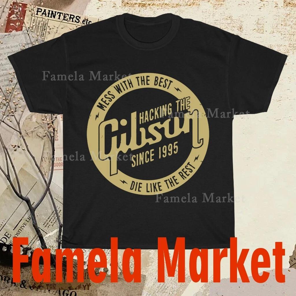 

Gibson Musical Logo TEE T-Shirt Funny American Size S to 5XL T-Shirt S