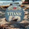 Vintage White Star Line Tin Sign Retro Maritime Pub Wall Decor