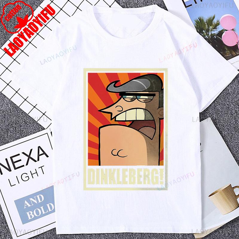 Dinkleberg Cartoon Character Graphic Print T-shirt XXXL
