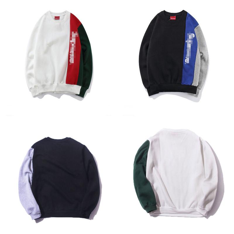 Supreme Letter Print Sweatshirt For Men Casual Sports Wear Fashion