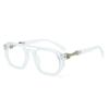 Transparent Square Computer Glasses Frame Women Men Anti Blue Light Polygon Eyewear Blocking Optical Spectacle Eyeglasses