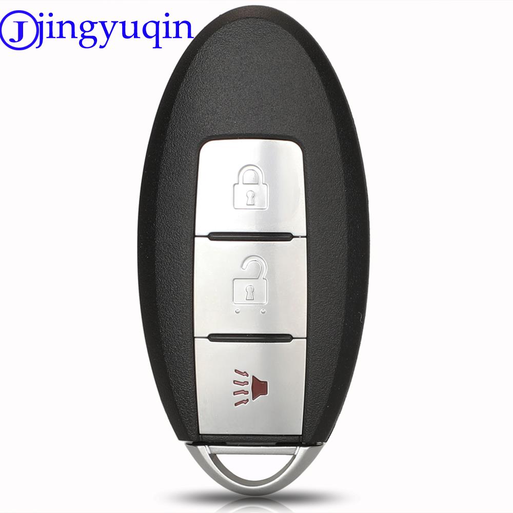 Jingyuqin 3/4 Buttons 2006-2014 Remote Smart Key Shell Cover Case For Nissan ALTIMA MAXIMA Murano Versa Teana Sentra