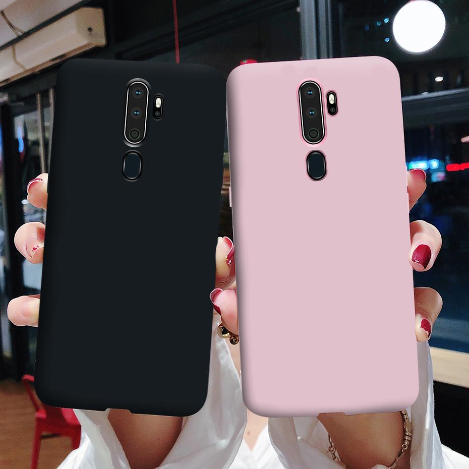 Per OPPO A5 A9 2020 Custodia Cover Antiurto Morbido Silicone Opaco Coque Cover per Telefono Per OPPOA9 OPPOA5 OPPO A 5 A 9 A9 A5 2020 Custodia