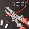 Electrician Wire Crimper Peeler Pliers Cables Stripping Multifunctional Press Plier Terminal Crimping Gross Side Cutting Tool