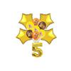 (17pcs-5) 20People Horse Birthday Decorations Disposable Tableware Set Paper Plates Banner Tablecloth Balloon Kids Party Supplies