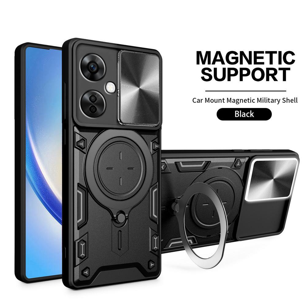 Metal Ring Camera Protect Case for OnePlus Nord CE 3 Lite Nord N30 N20 N300 OnePlus 10T ACE Pro Armor Hybrid Car Holder Covev