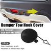 ACROPIX Car Rear Bumper Towing Eye Hook Cover Cap for Volkswagen Golf Black 1pc