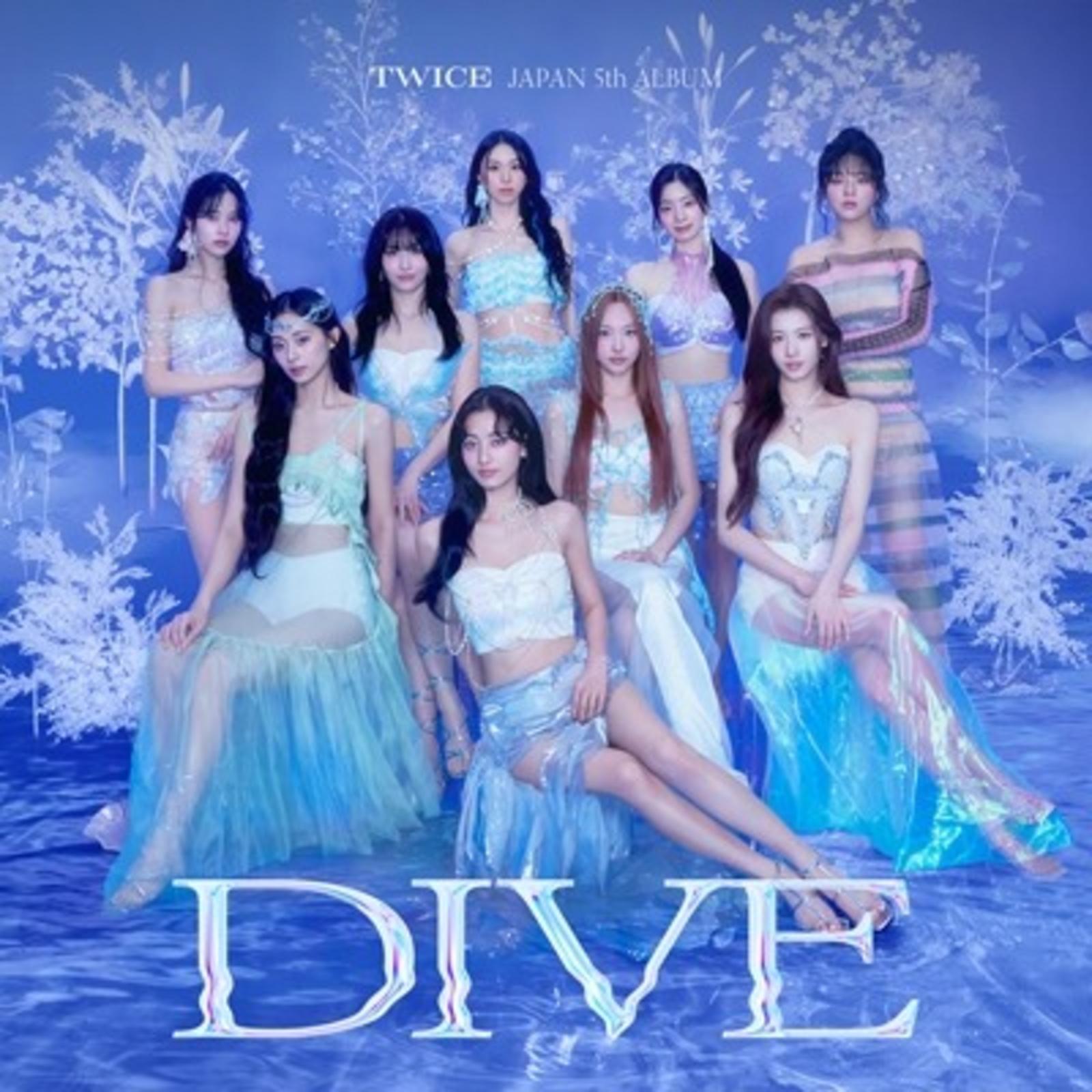 TWICE JAPAN 5-й АЛЬБОМ DIVE [Ограниченное издание A Первого выпуска] (+DVD) синий