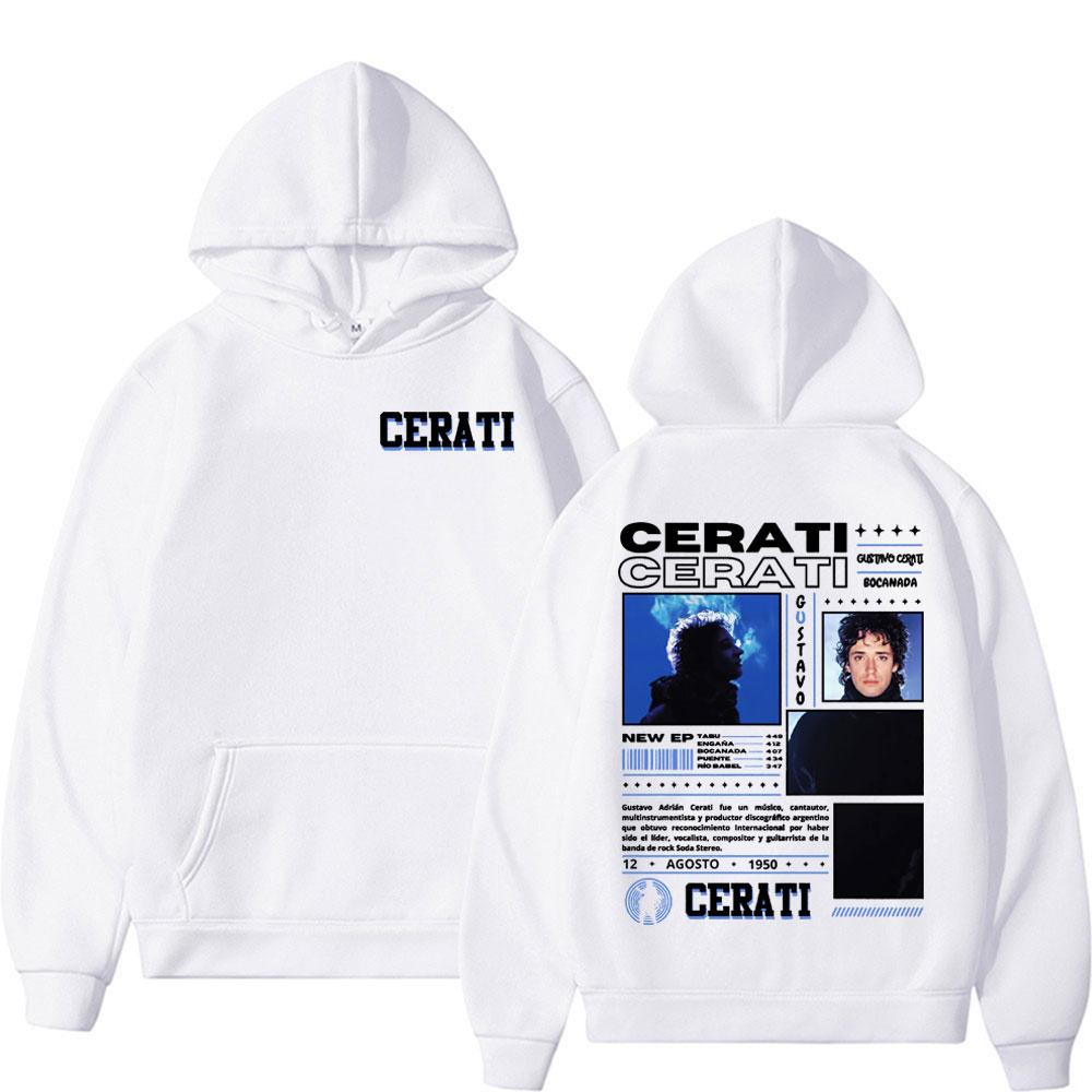 Rapper Gustavo Cerati Tour 2025 Grafik-Sweatshirts Herren Damen Cool Harajuku Popmusik Hoodies Mode Lässig Übergroße Pullover