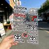 FOR TOYOTA TRO GR Long Lasting Waterproof Reflective Sticker Scratch Conceal Fit Motorcycle Car Helmet Fridge Water Cup Decals