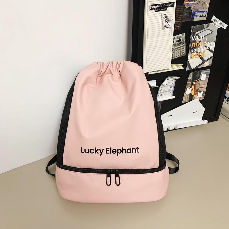 Dry and Wet Separate Gym Bag Women's Separation Shoes Bags Sports Swimming Yoga Bag Outdoor Lightweight Backpack