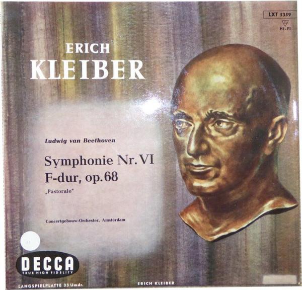 

LP Record LUDWIG VAN BEETHOVEN ERICH KLEIBE Symphony No VI Fdur Op. 68 Pasto LXT5359 Decca Germany Classical Used