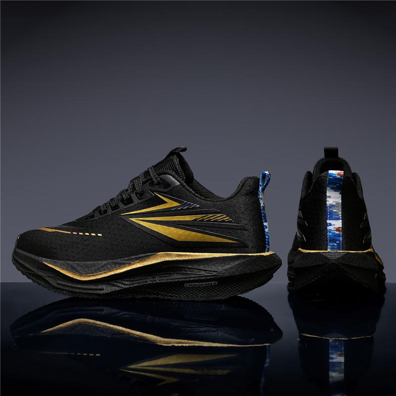 Sneaker Tennis Ventilated Running Shoes Running Sneakers Marathon Tough Outsole Footwear Sports Air Cushioned Walk Footwear Leisure Male