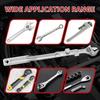 Universal Wrench Extender Tool Bar Wrench Extender for 1/2 Inch Drive Breaker Bars 21mm Hex Drive Universal Wrench Extender