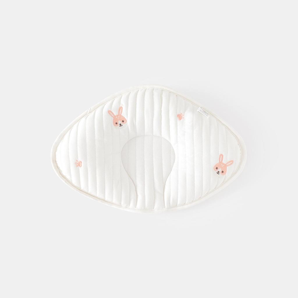 Breathable Newborn Baby Pillow for 0-6 Months - Sweat-Absorbent, Anti-Flat Head Design for All Seasons