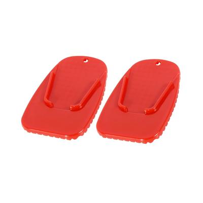 BULLSPANN Motorcycle Kickstand Pad Support Plate Pad Side Stand Extension
