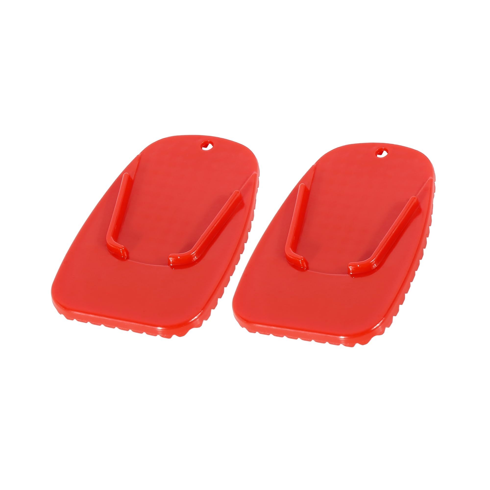 

BULLSPANN Motorcycle Kickstand Pad Support Plate Pad Side Stand Extension Pad 4.5 x 4.3cm 2pcs Red Replacement Parts Accessories Replacement красный