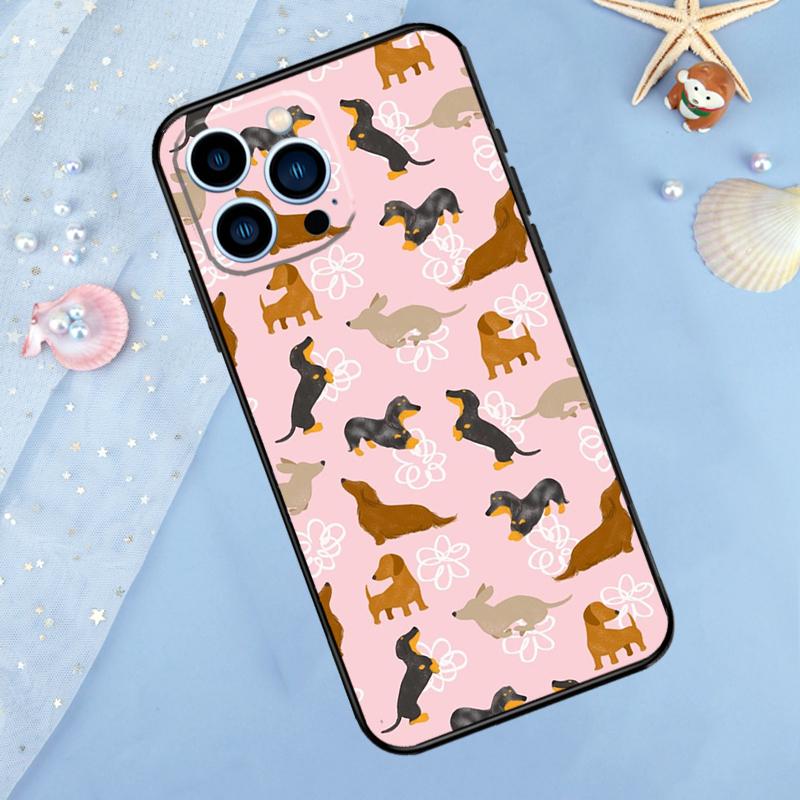 

Dachshund Teckel Dackel Dog Case For iPhone 17 Pro Max 16 15 14 13 12 11 Pro Max Plus 12 13 Mini 16e 17 Air Back Cover iPhone 17 Air