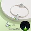 Copper Luminous Charm Green Firefly Chameleon Dragon Balls Suitable For Original Bracelet Diy Gifts Beautiful Jewelry
