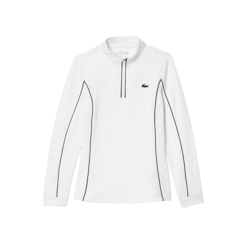Lacoste Womens/Ladies Quarter Zip Tennis Sweatshirt