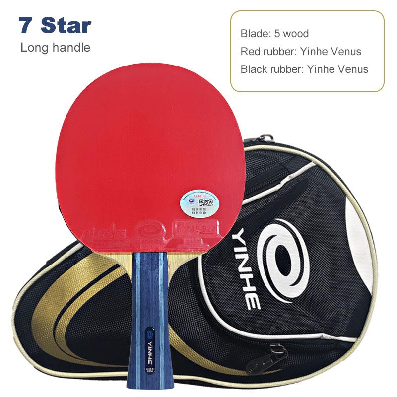 

Професійна ракетка для настільного тенісу Yinhe 7/8/9/10 Star Carbon Offensive Ping Pong Racket Lightweight Elastic із схваленим ITTF