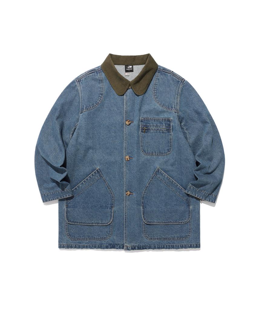 Niceghostclub Denim Work Car Coat_Blue(Ng2Fsuc800A)