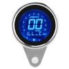 Motorcycle MultiFunctional Meter Tachometer Odometer Fuel Gauge Speedmeter 12V  (Black )