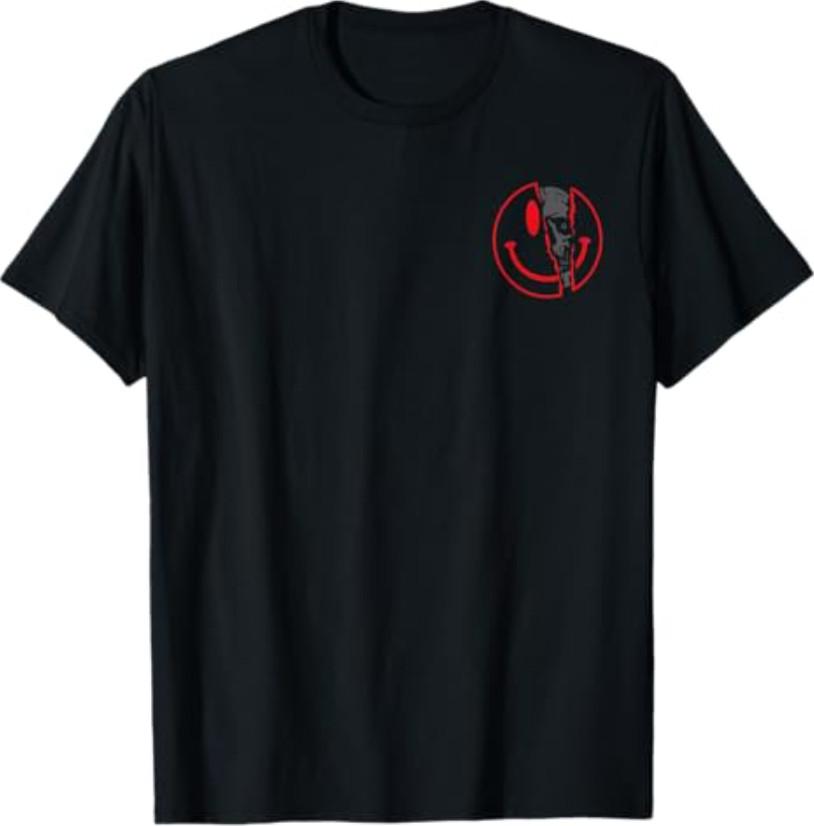Confused Smile I m Broken Invisible Illness I m OK Broken T-Shirt M