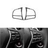 Carbon Fiber Steering Wheel Button Frame Cover Trim for BMW F20 F21 F30 F34 F32