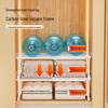 Punch-free Kitchen Cabinet Stackable Organizer Shelf