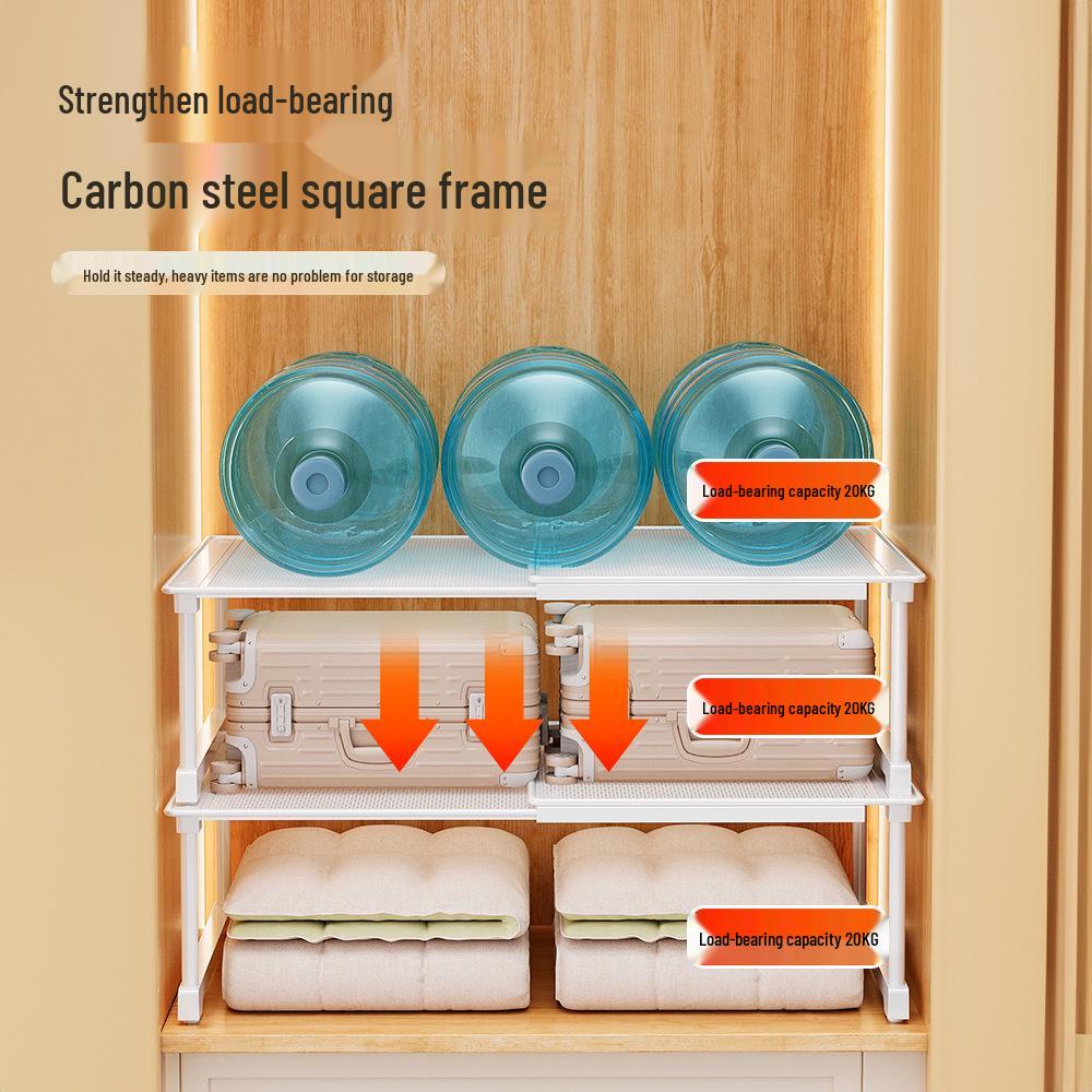 Punch-free Kitchen Cabinet Stackable Organizer Shelf