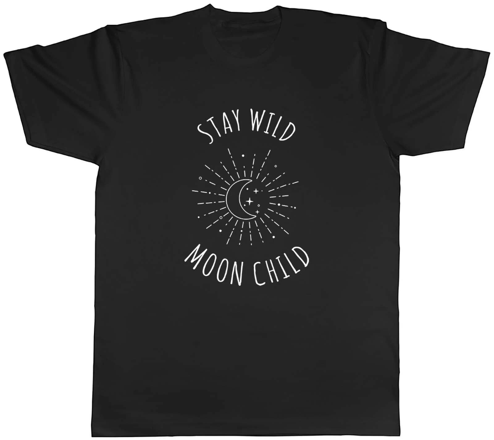 Stay Wild Moon Child Mens Unisex T-Shirt Tee Gift M