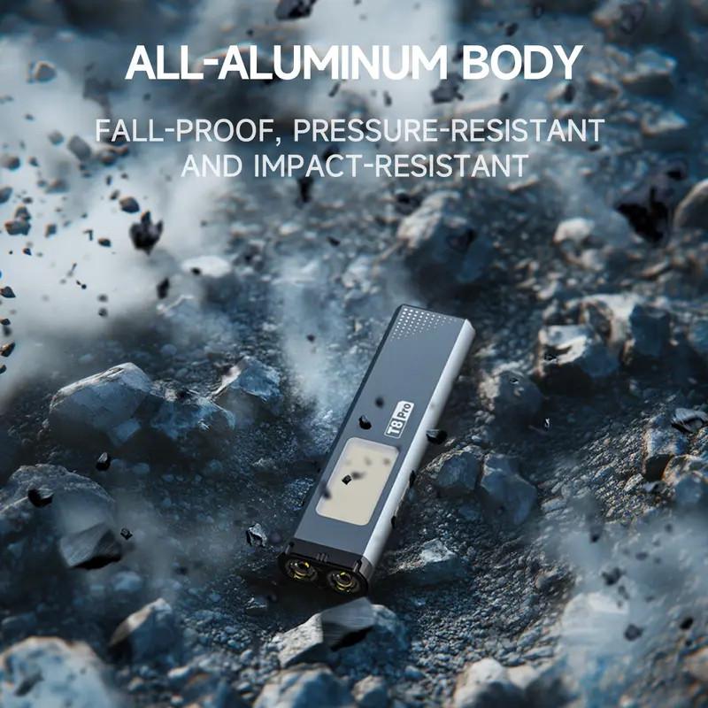 LED Hat Clip Flashlight USB-C Rechargeable 800LM Birght Torch Light- with Magnet, Portable Mini Flood Work Light/Pocket Lantern