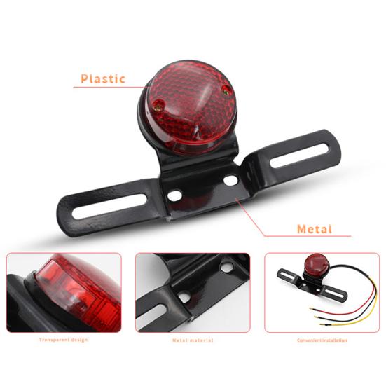 Motorcycle Mount Brake Tail Rear Light Turning Signal Lamp Motorbike Accessory