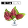 Reptile Habitat Artificial Climbing Leaf Plant Rest Bed for Fish Tank Lizard Snake Turtle Spawning Breeding Decor