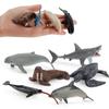 Mini Sea Animal Action Figure Dolphin Shark Whale Turtle Marine Creatures Model Ornaments Gifts For Boys Girls