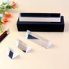 Portable Crystal Glass Triangular Prism Clear Triangular Rainbow Prisma Optical Refraction Prisma Photographic