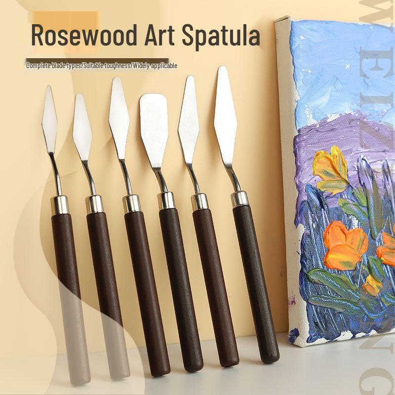 Oil Pastel Art Scraper Set: Stainless Steel One-Piece Tool for Pastel Art