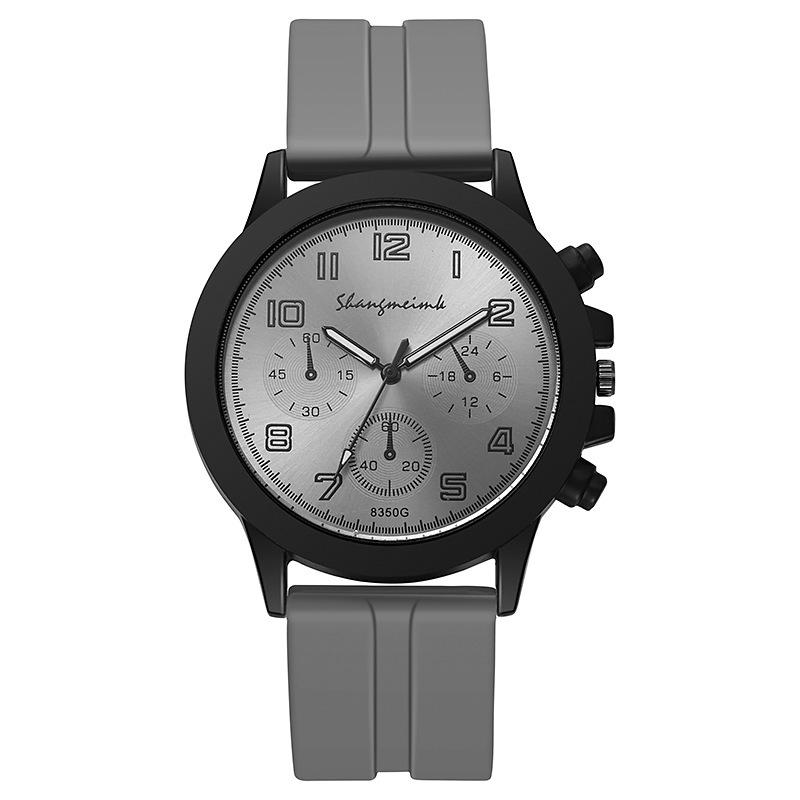 Watches for Men Casual Quartz Watches Man Silicone Strap Quartz Wristwatch Fashion Simple Round Glass Dial Date Watch Reloj