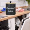 Wide Opening Dishwasher Pod Container Wood Laundry Pods Container  Kitchen